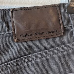 Calvin Klein jeans grey cut off shorts
